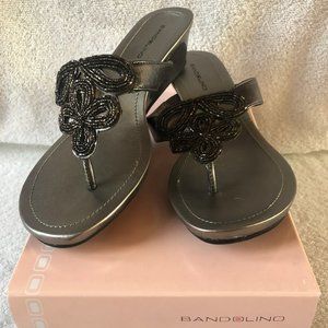 Bandolino Beaded Dress Sandal Sz8